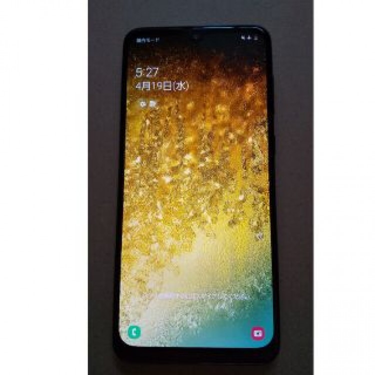 SAMSUNG Galaxy A30 SCV43 ブラック 黒      602