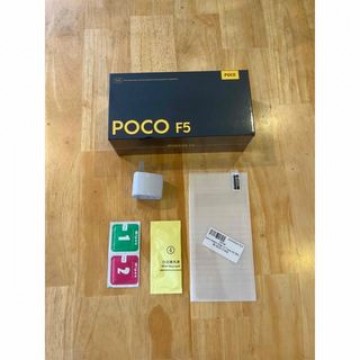 即日配送　POCO F5 12GB 256GB 黒色　ガラスフィルムセット