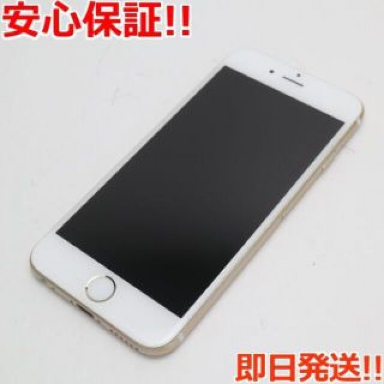 超美品 au iPhone6 16GB ゴールド 白ロム