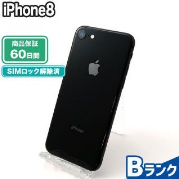 iPhone8 64GB スペースグレイ au 中古 Bランク 本体【エコたん】