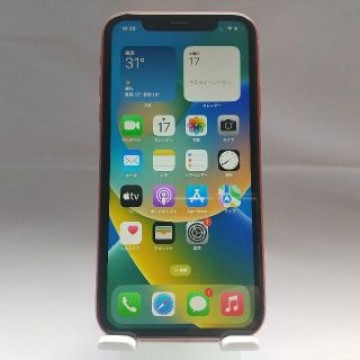 iPhoneXR 64GB SIMフリー コーラル 美品 箱あり 中古スマホ