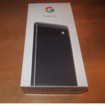 未使用 au Pixel6a 128GB ,Charcoal,黒,Simフリー