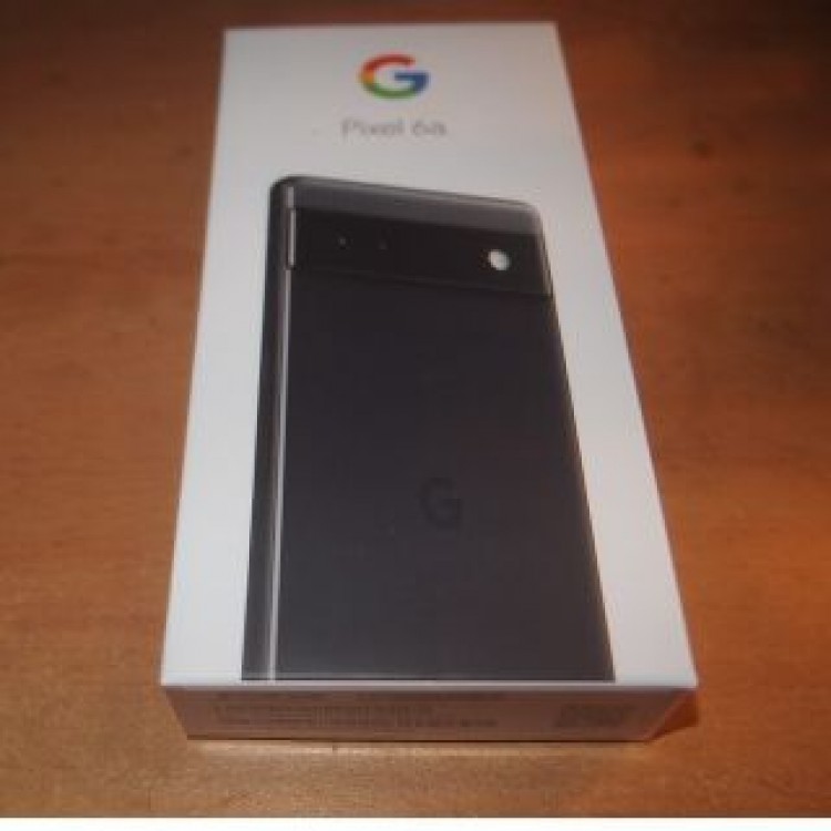 未使用 au Pixel6a 128GB ,Charcoal,黒,Simフリー