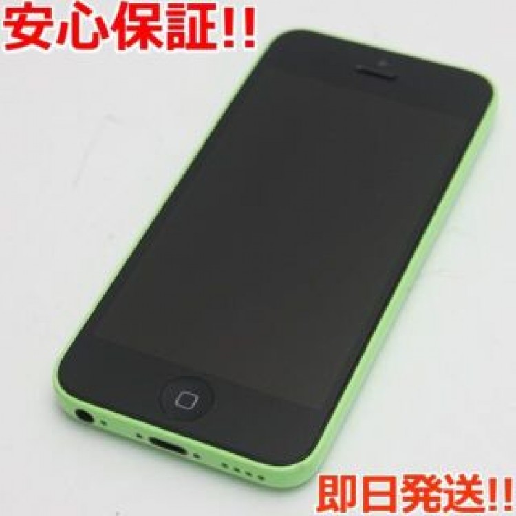 美品 iPhone5c 32GB グリーン