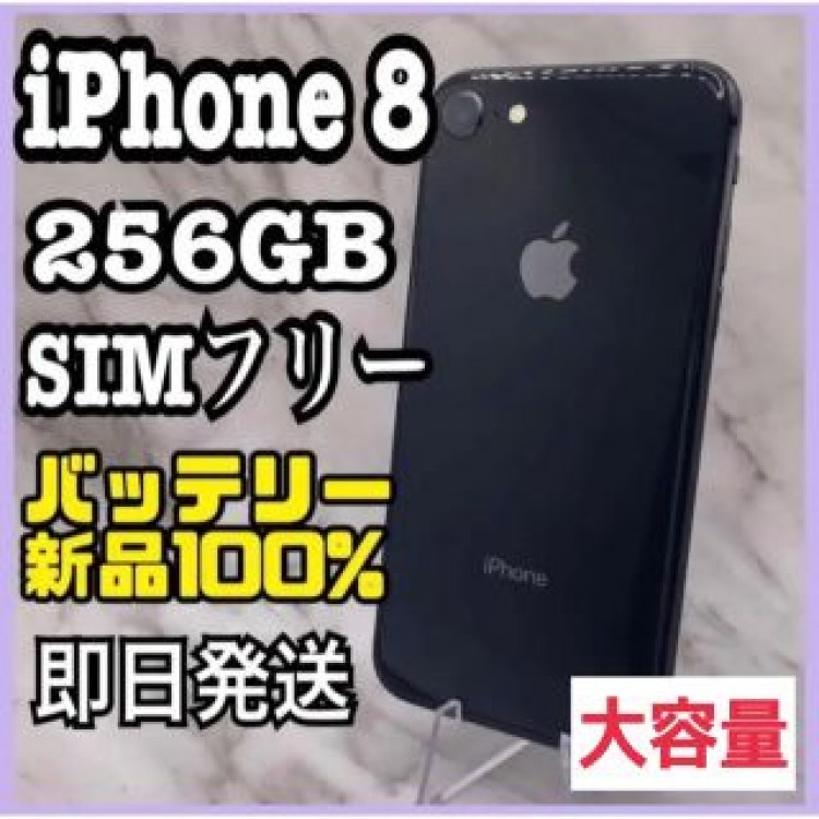 iPhone 8 Space Gray 256 GB SIMフリー