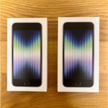 新品 未開封 iPhone SE 第3世代✖️2台 スターライト64GB 白