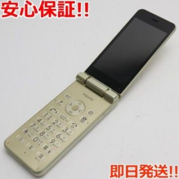 美品 SoftBank 601SH AQUOS ケータイ2 ゴールド
