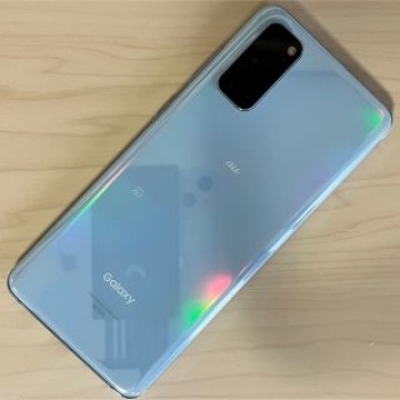 【美品】Galaxy S20 SCG01 クラウドブルー SIMロック解除済み