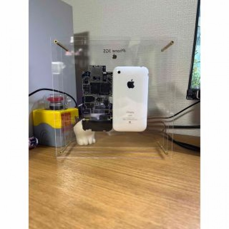 iPhone3GS　標本アート ホワイト