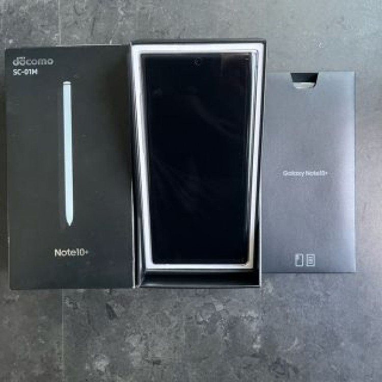 バッテリー 外装交換済み SC-01M Galaxy note10+ ドコモ 白