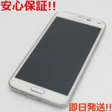 超美品 SC-04F GALAXY S5 シマリーホワイト