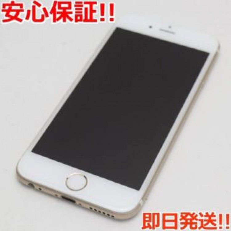 超美品 SIMフリー iPhone6 16GB ゴールド