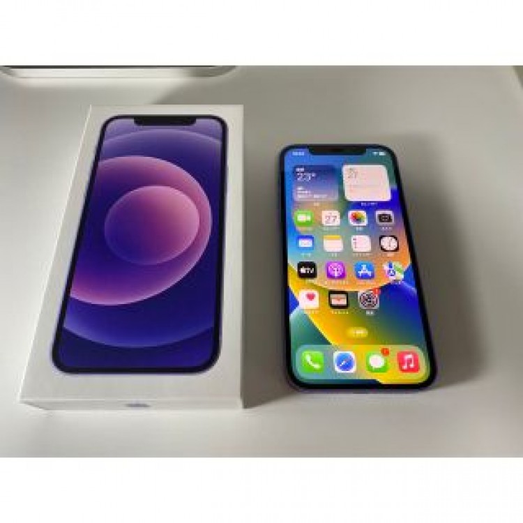 iPhone12 256GB Softbank パープル 中古 ジャンク