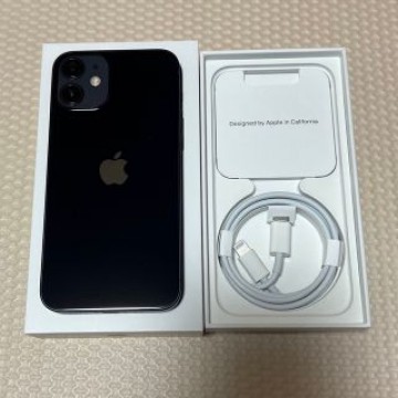 新品に近い！iPhone12mini 64GB 本体 バッテリー100%黒デモ機