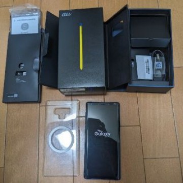 中古 SAMSUNG Galaxy Note9 SCV40 オーシャンブルー