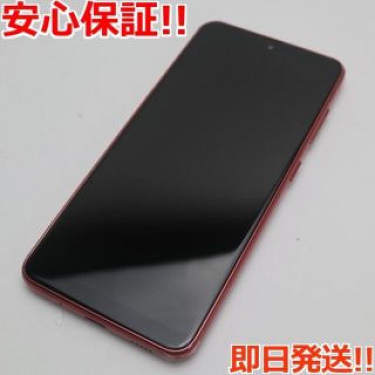 超美品 SC-42A Galaxy A21 レッド