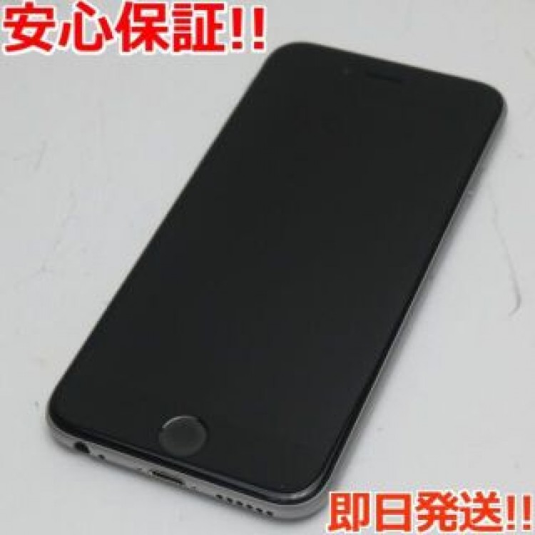 美品 au iPhone6 64GB スペースグレイ