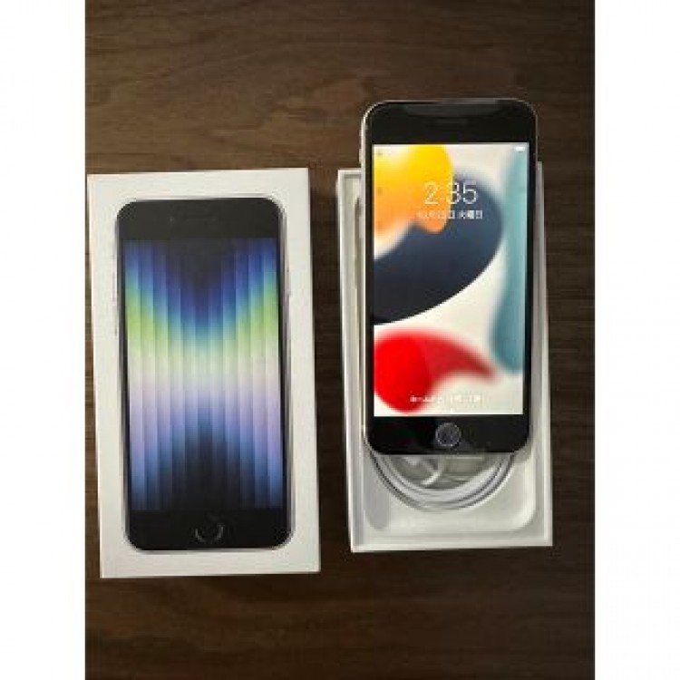 iPhone SE (第3世代) スターライト 64 GB