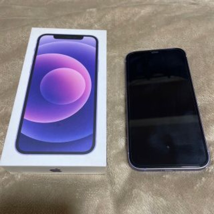iPhone12 パープル 超美品SIMフリー