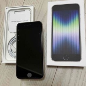 【新品未使用品】iPhoneSE(第3世代) ホワイト　64GB SIMフリー