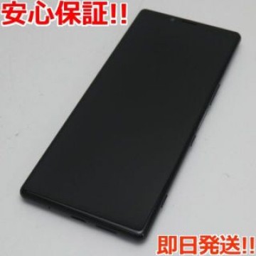 新品同様 SOV40 Xperia 1 ブラック  SIMロック解除済み