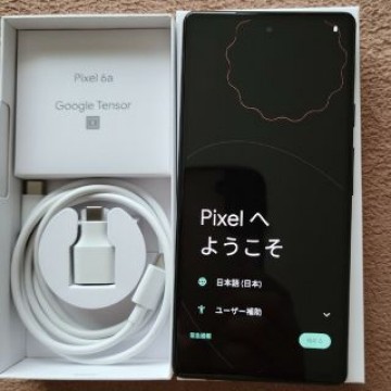 Google Pixel6a SIMフリー　ホワイト系