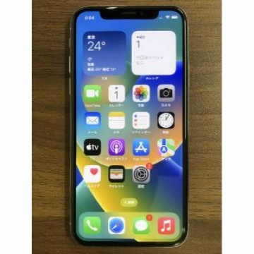 (3823) Apple iPhoneXs シルバー 64GB SIMロックなし