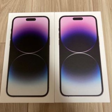 iphone14 pro max 256gb 紫 2台 ディープパープル