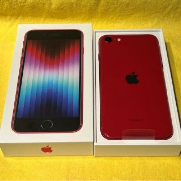 iphoneSE3 128GB red SIMフリー 極美品