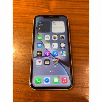 判定⭕️ iPhone XR ホワイト 128GB SIMフリー 本体