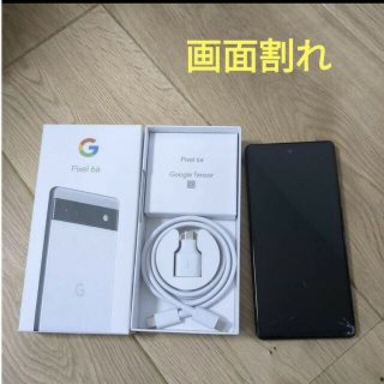 画面割れ　Google　Pixel６a 128GB SIMフリー