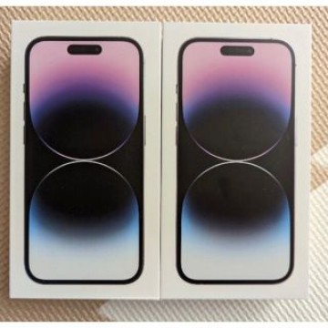 【新品未開封】iPhone14 Pro MAX 256GBディープパープル　2台