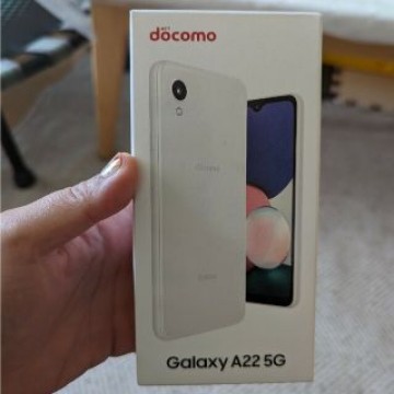 ❤新品未使用❤ Galaxy A22 5G 64GB ホワイト SC-56B