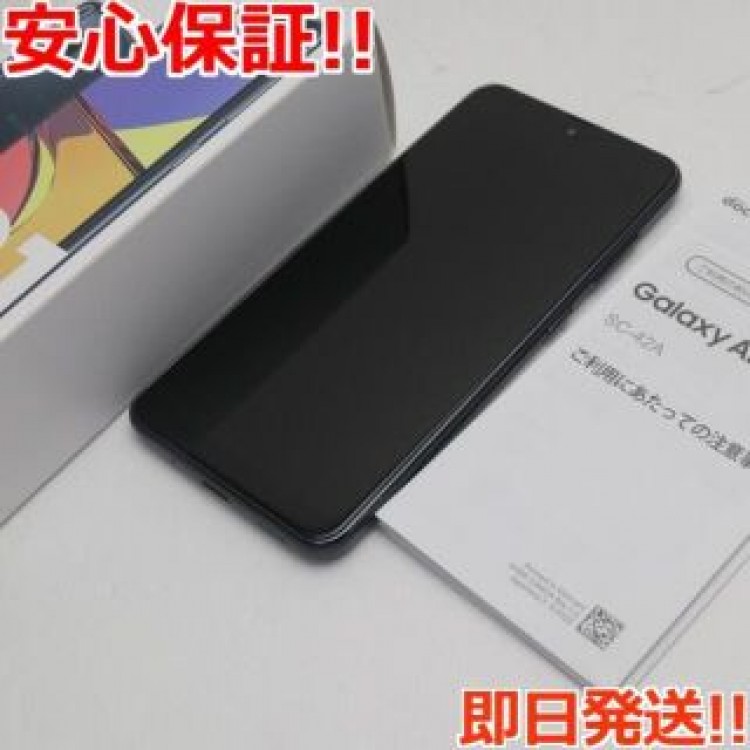 超美品 SC-42A Galaxy A21 ブラック