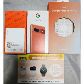 新品未開封 Google Pixel 7a Coral