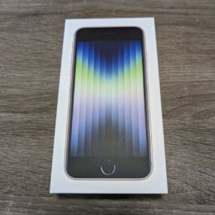 新品未使用 Apple iphone SE3 128GB ホワイト SIMフリー
