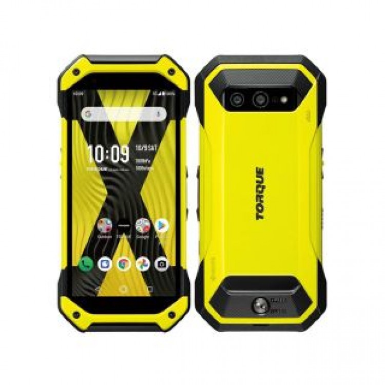 TORQUE 5G KYG01  イエロー＋充電器&amp;充電パック2個＋おまけ付き