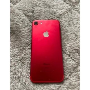 iPhone7 レッド　美品　SIMフリー　128GB バッテリー82%