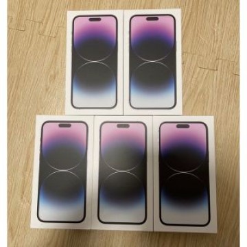 新品未開封　iPhone14 Pro  Max 256gb 5台　パープル