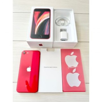 美品　iPhoneSE 128GB red SIMフリー