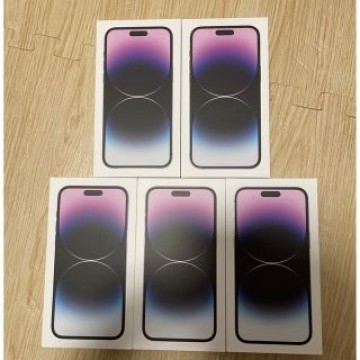 新品未開封　iPhone14 Pro  Max 256gb 5台　パープル