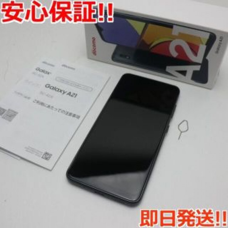 超美品 SC-42A Galaxy A21 ブラック