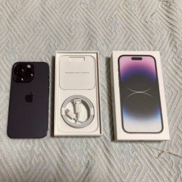 iPhone14 Pro ディープパープル 256GB SIMフリー 美品
