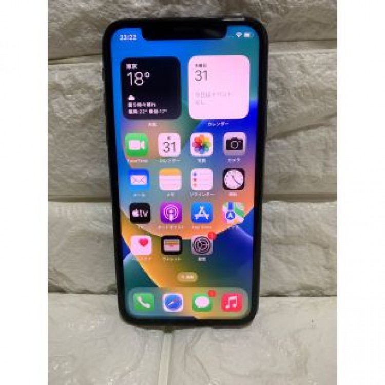 iPhone X Space Gray 64 GB ドコモ SIMフリー　稼働品