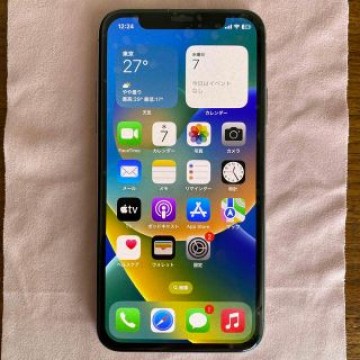 iPhone X シルバー 64GB バッテリー容量100%