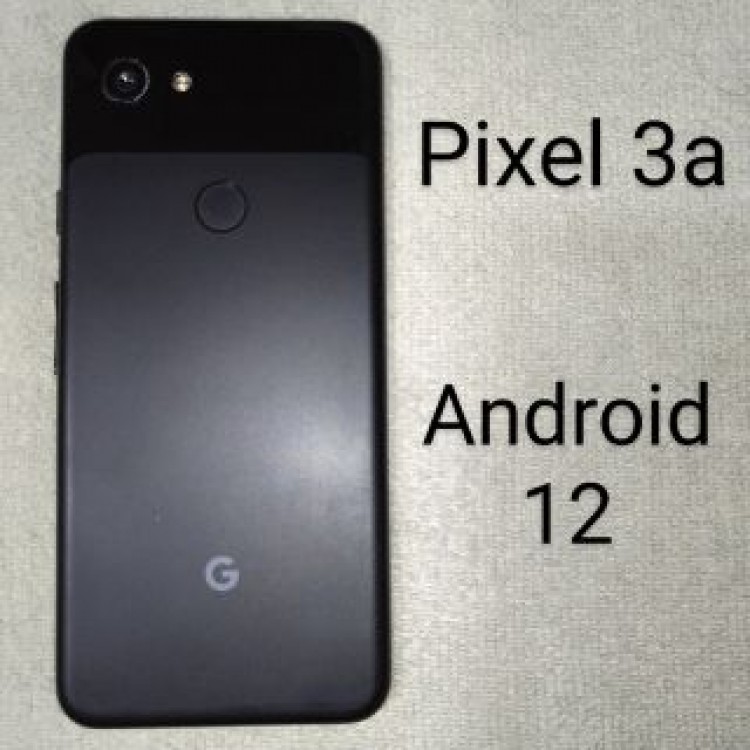 Google Pixel 3a Android12 SIMロック解除済