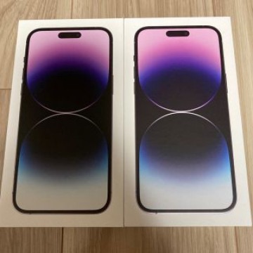 iphone14 pro max 256gb 紫 2台 ディープパープル