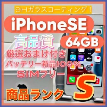 iPhone SE Silver 64 GB SIMフリー