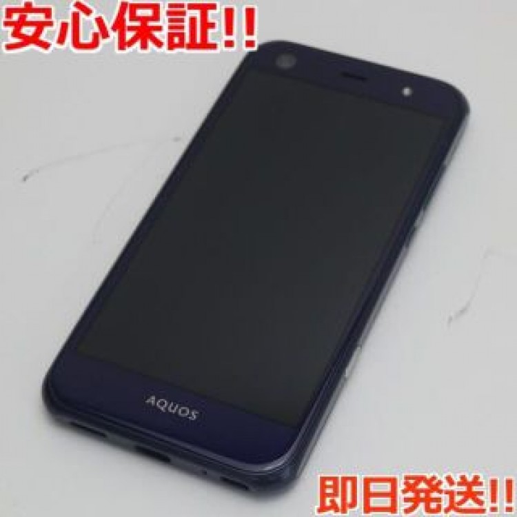 超美品 au SHV38 AQUOS SERIE mini ネイビー