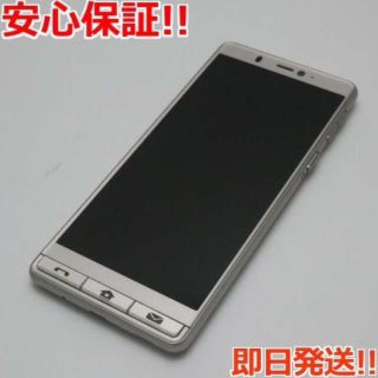 超美品 シンプル5 シャンパンゴールド  SIMロック解除済み